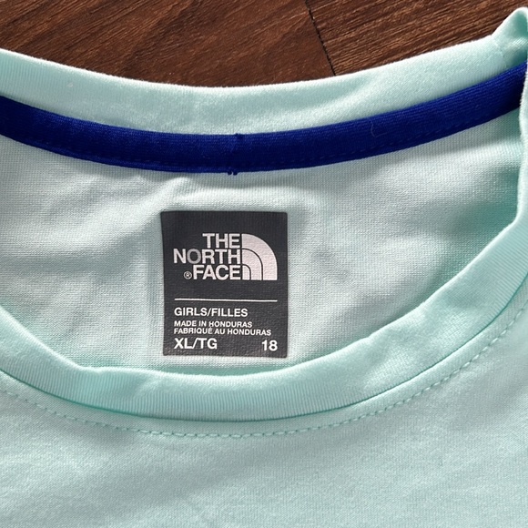 The North Face Aqua Blue Cheetah T-Shirt - Picture 6 of 7